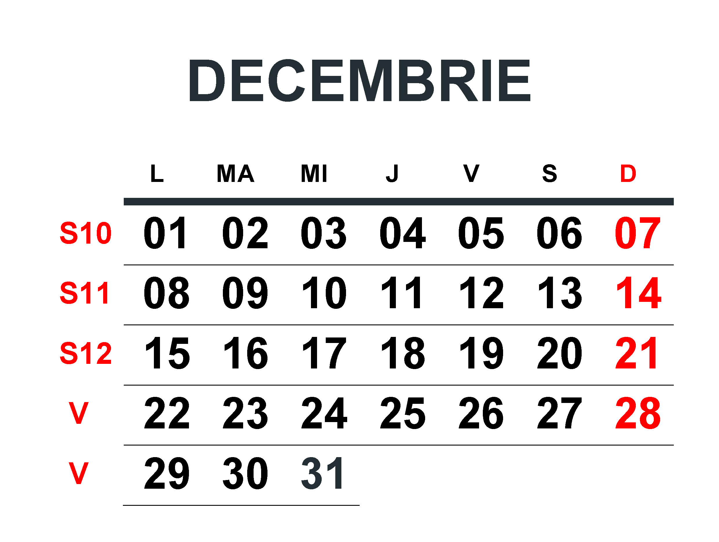 Decembrie